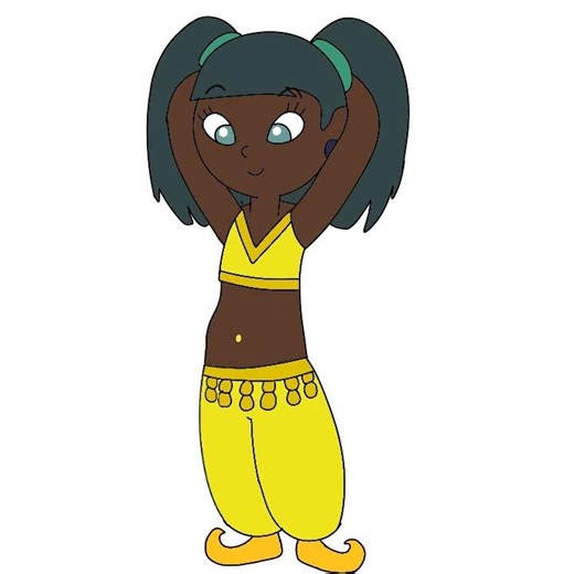 Genevieve Doing belly Roll re-uploaded