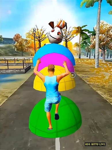Giant Bunny Escape Challenge 🐰🔥 | Color Ball Parkour Adventure 😱🏃‍♂️