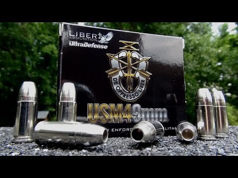 AMMO REVIEW: 9mm Liberty Ultra Defense 50 gr JHP (Halo Point)