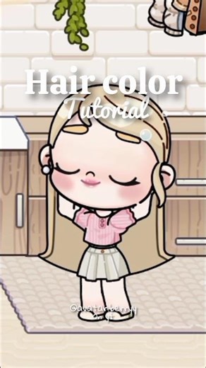 My hair color tutorial!!𐔌՞ ܸ.ˬ.ܸ՞𐦯 #avatarworldgame #fypシ゚viral
