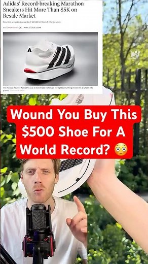 Wound You Buy This $500 Shoe For a World Record Run? 😳