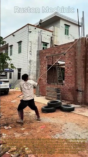 Manual Wall Demolition How to Safely Pull Down Brickwork with a Cable