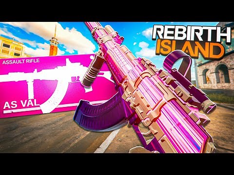 the NEW BUFFED AS VAL CLASS SETUP is AMAZING on REBIRTH ISLAND WARZONE!
