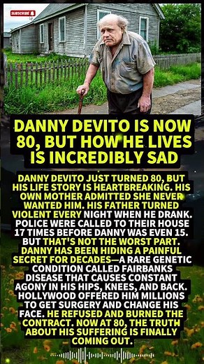 Danny Devito Is Now 80, But How He Lives Is Incredibly Sad #shorts #viral
