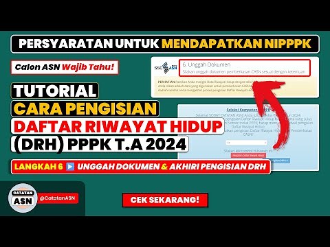 Tutorial on How to Fill Out the 2024 DRH PPPK Form – Step 6 - Upload Documents and Complete the D...