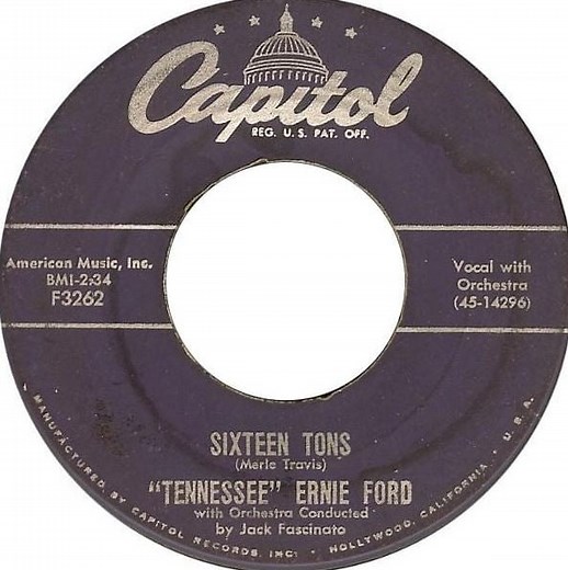 "Sixteen Tons" by Tennessee Ernie Ford - Song Meanings and Facts