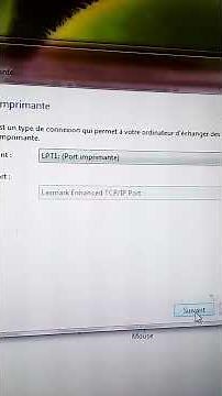 comment installer une imprimante a partir du disque dur ou CD