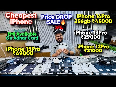 Biggest iPhone Sale Ever 🔥| Cheapest iPhone Market | Second Hand Mobile | iPhone16 Pro iPhone 15