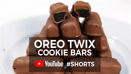 Oreo Twix cookies | Only 5 ingredients (#Shorts)