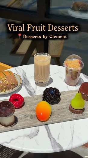 SoCal Content Creator | ☀️San Diego on Instagram: "Finally trying the VIRAL fruit desserts 🥭🍄🍐 @dessertsbyclement - Desserts by Clement is a French pastry shop in pacific beach 🏖️ San Diego specializing in fruit mousse desserts & bakeries like croissants 🥐 & cruffin. They offer over 6 different fruit desserts like their viral mango 🥭 + mushroom 🍄 + tiramisu ☕️ that filled with layers of espresso soaked sponge, airy mascarpone cream. Can’t forget about their rich Dubai strawberry cups🍫🍓 