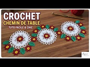 Tuto chemin de table au crochet ‪@AlextitiaTutoCrochet‬