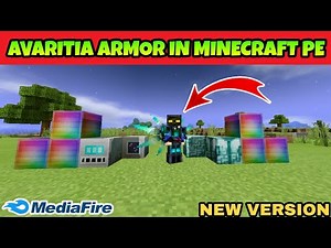 Avaritia armor in Minecraft pocket edition | God armor | Infinity armor in Minecraft PE | Roargaming