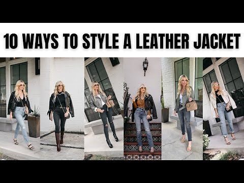 10 Ways to Style a Leather Jacket | Fashion Over 40