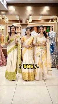 Set saree collection | 4 different patterns₹595/- | Code: M1173