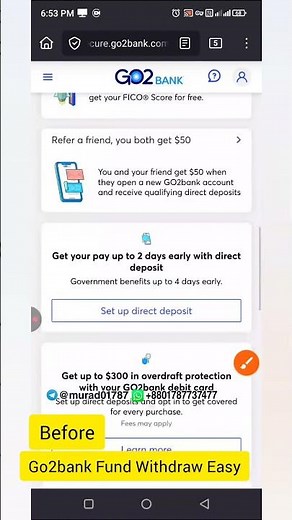 go2bank to binance transfer