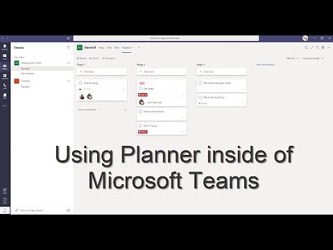 Using Planner in Microsoft Teams for Project Managment