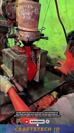 Plastic Bottle Blow Molding Process For Mass Production #machine