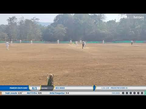 Pameer Colts Shiv vs MCC KHED live cricket match | JSCS Champions Trophy 2026 live - nadgaon ground