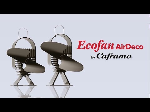 Introducing the Ecofan AirDeco I and II: Premium Performing Wood Stove Fans from Caframo