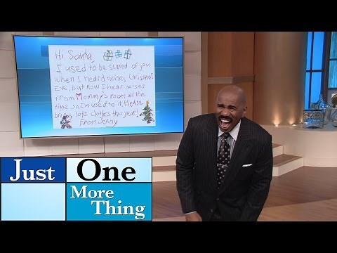 Hilarious kids' letters to Santa! || STEVE HARVEY