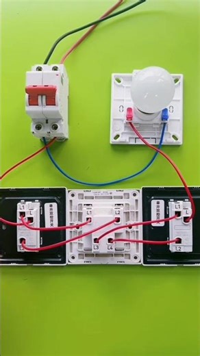 Intermediate switch connection kaise karte hai #shortsfeed #shortsfeed #electrical #electrician
