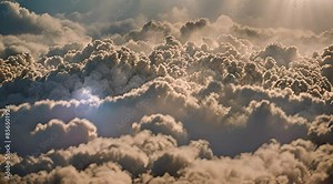 Apocalyptic themes of the Second Coming of Jesus and biblical prophecies. Concept Second Coming of Jesus, Biblical Prophecies, Apocalyptic Themes, Spiritual Awakening