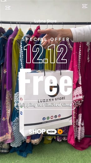 LUBANASTORE on Instagram: "12/12 offer is free shipping nationwide till sunday night So place your order www.lubanastore.com #LubanaStore"