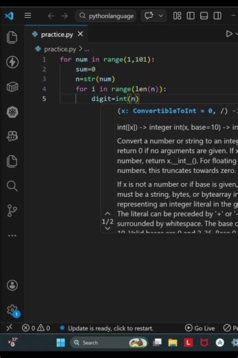 46 Python Program to print Disarium numbers between 1 to 100