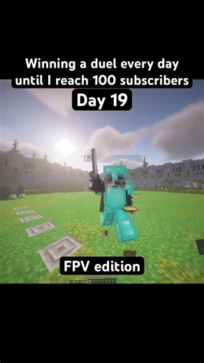 Winning a duel every day day 19 fpv edition #minecraft #hypixel #pvp #wemmbu #duel