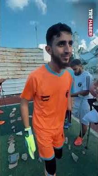 Gazze’deki ampute futbol takımından A Milli Futbol Takımımıza teşekkür