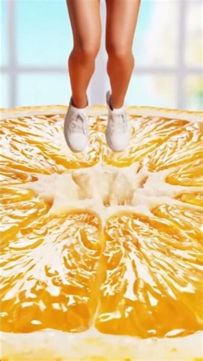 [ASMR] Orange trampoline