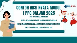 4 Aksi Nyata Modul 1 PPG Daljab 2025 Lengkap Contoh Unit 1, 2, 3, 4 - Tribunnews.com