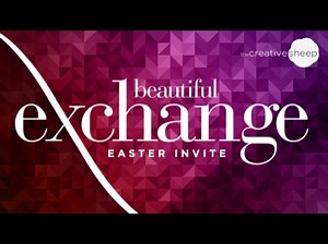 Beautiful Exchange (Easter Invite) | Creative Sheep