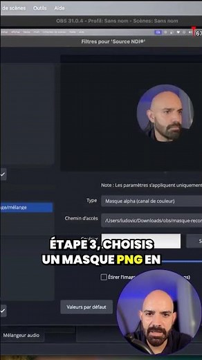 Caméra avec bords arrondis sur OBS 🎥