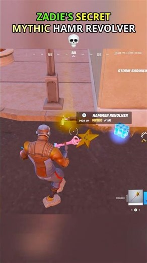 Zadie's Secret Mythic Hammer Mammoth Revolver 💀 #relishh #fortnite