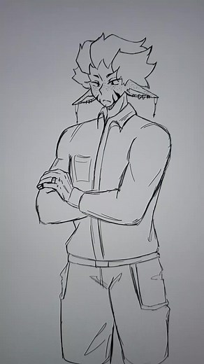 Abaddon is teaching his spawn how to speak Spanish, lol. also Happy New Years! #art #skit #fyp #ocs