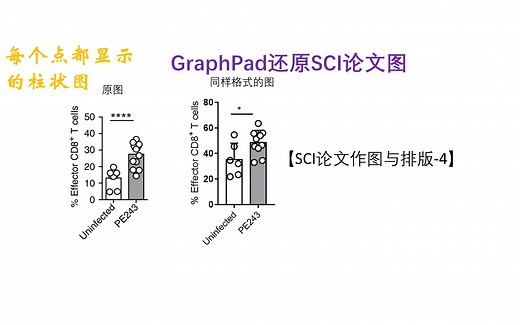 【SCI论文作图与排版-4】GraphPad画每个点都显示的柱状图