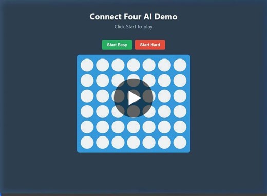 #python #artificialintelligence #gamedevelopment #connectfour #machinelearning #coding #projectshowcase | Jovin Jeffin