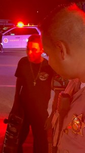 This Santa Clarita Valley Sheriff's Station deputy ran out of stickers, so he took some time to skateboard with kids after firefighters extinguished a brush fire in their neighborhood. | Austin Dave
