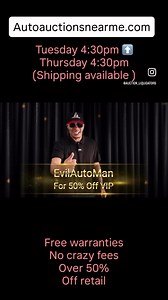 41 reactions |  ONLINE PUBLIC AUTO AUCTION  Tuesdays & Thursdays |...