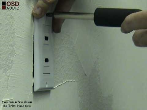 HDMI Dual Wallplate Installation