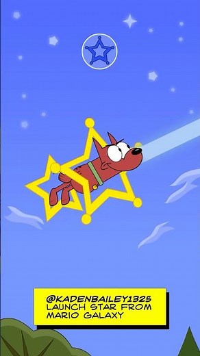 Launch Star from Super Mario Galaxy - Frank and Sue #animation #mariogalaxy