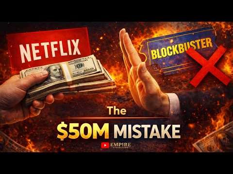 The $50 Million Mistake That Killed Blockbuster | Netflix Vs Blockbuster