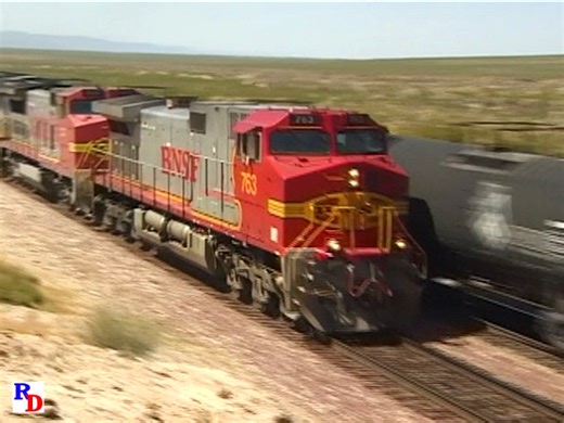 41K views · 2.4K reactions | BNSF trains meet on the Needles Subdivsion in the Mojave Desert. It looks like the first train was signaling to the videographer that another train was coming. From the WB Video Productions show "BNSF A Time of Change, Part 3" https://rfd.video/BNSFChange3 | Railfan Depot | Facebook