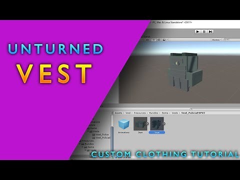 Unturned: How To Make Modded Clothing (VEST) | Tutorial 2