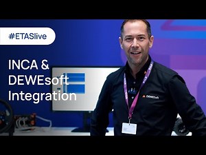 EV Calibration Efficiency: INCA & DEWEsoft Integration | ETAS