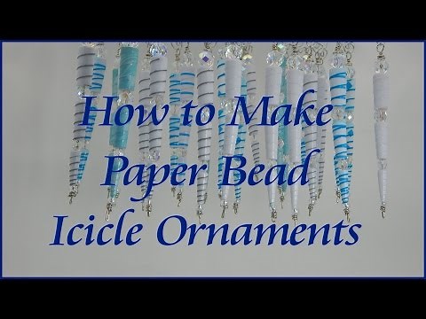 How to Make Icicle Ornaments