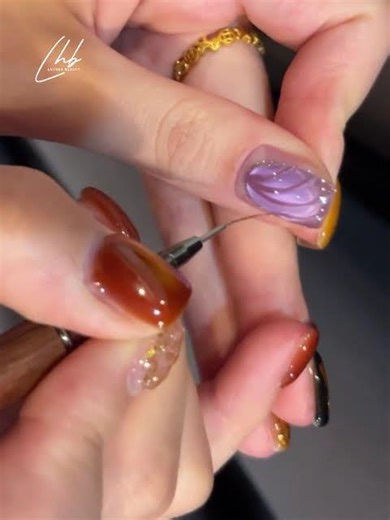 Luxury Lavender Chrome Nail Tutorial | Elegant Design