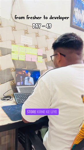 Day-49 from fresher to developer #backend #coding #webdevelopment #coding #tech #challenge