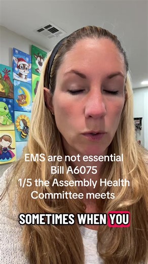 There is a Bill in the assembly committee right now that would make basic life support ambulance services, and essential service. #ems #bls #emergency #newjersey #essential @njassemblygop